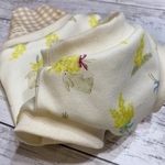✨新作✨犬服【ミモザを花束にして💐🐇】重ね着風タンクトップ