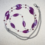 【night sale】💜メンカラスマホストラップ