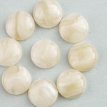 【10個】アクリル　カボション　12mm ホワイト　白　アイボリー　貼り付け