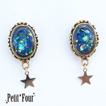 星空展覧会ピアス　【ｱﾚﾙｷﾞｰ・ｲﾔﾘﾝｸﾞ対応】