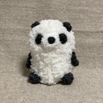 p様オーダー　ふわふわパンダさん編みぐるみ🐼