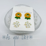 ✳︎おはなととり✳︎ピアス/イヤリング2セット