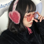 耳当て❣️ ピンク　ヘアピン付き！