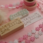 お値引き 郵便番号枠線 消しゴムはんこ