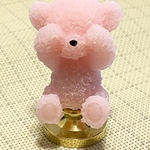 08 シーリングスタンプ 用 くまさん ハンドル (PEACH)