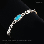イサカピークターコイズ ブレスレット Ithaca Peak Turquoise Silver Bracelet