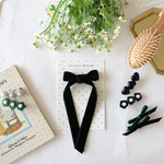 Black 🖤 Wide Long Velvet Ribbon 