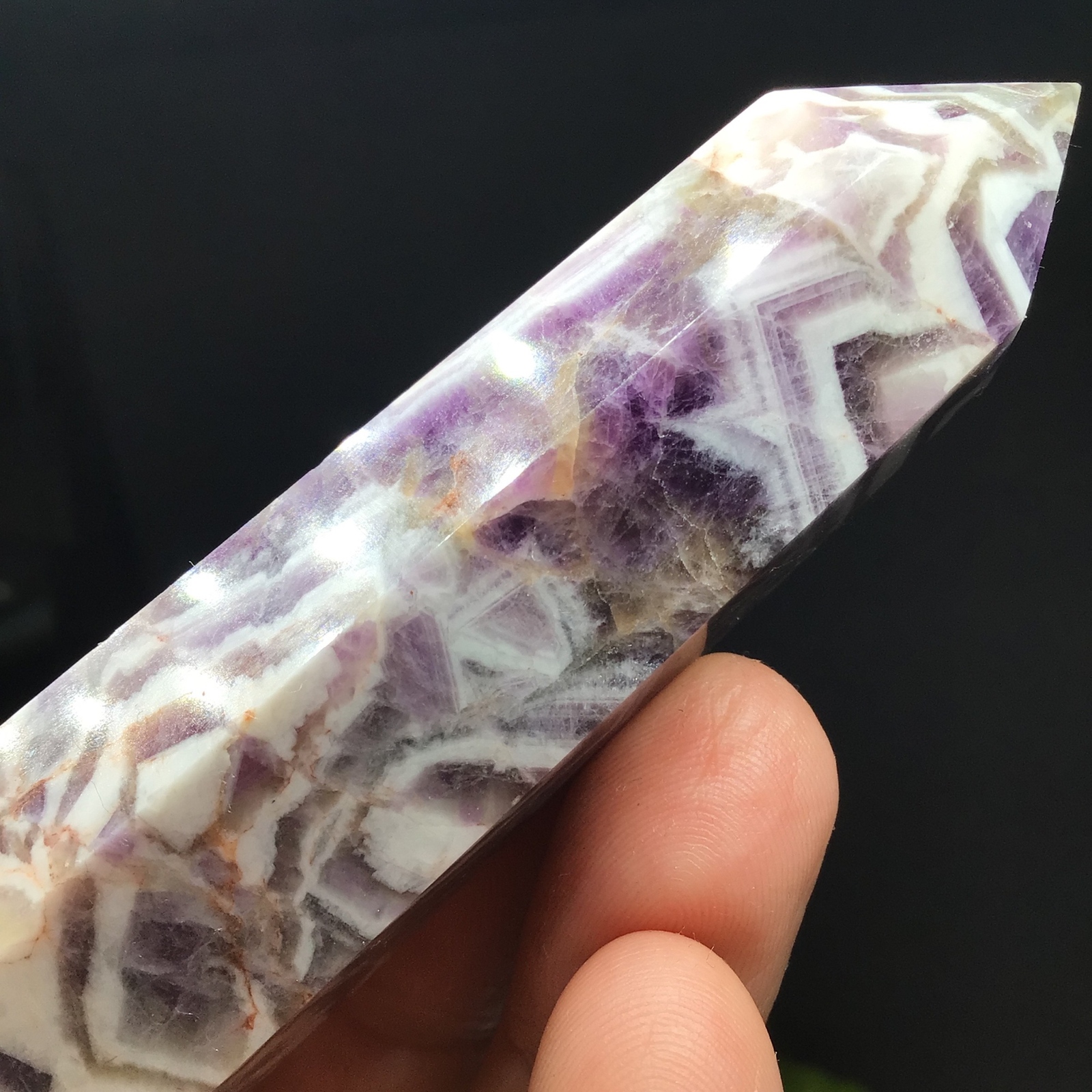 夢幻紫水晶ポイント　癒し石‼️アメジスト　六角柱  ポイント 夢幻紫水晶ポイント 癒し石‼️アメジスト 六角柱 ポイント