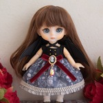 セリアドール（15cm）★アウトフィット★洋服★小悪魔ゴシックワンピ