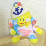靴下ぬいぐるみ       抱っこモンキーちゃん(アヒル柄)
