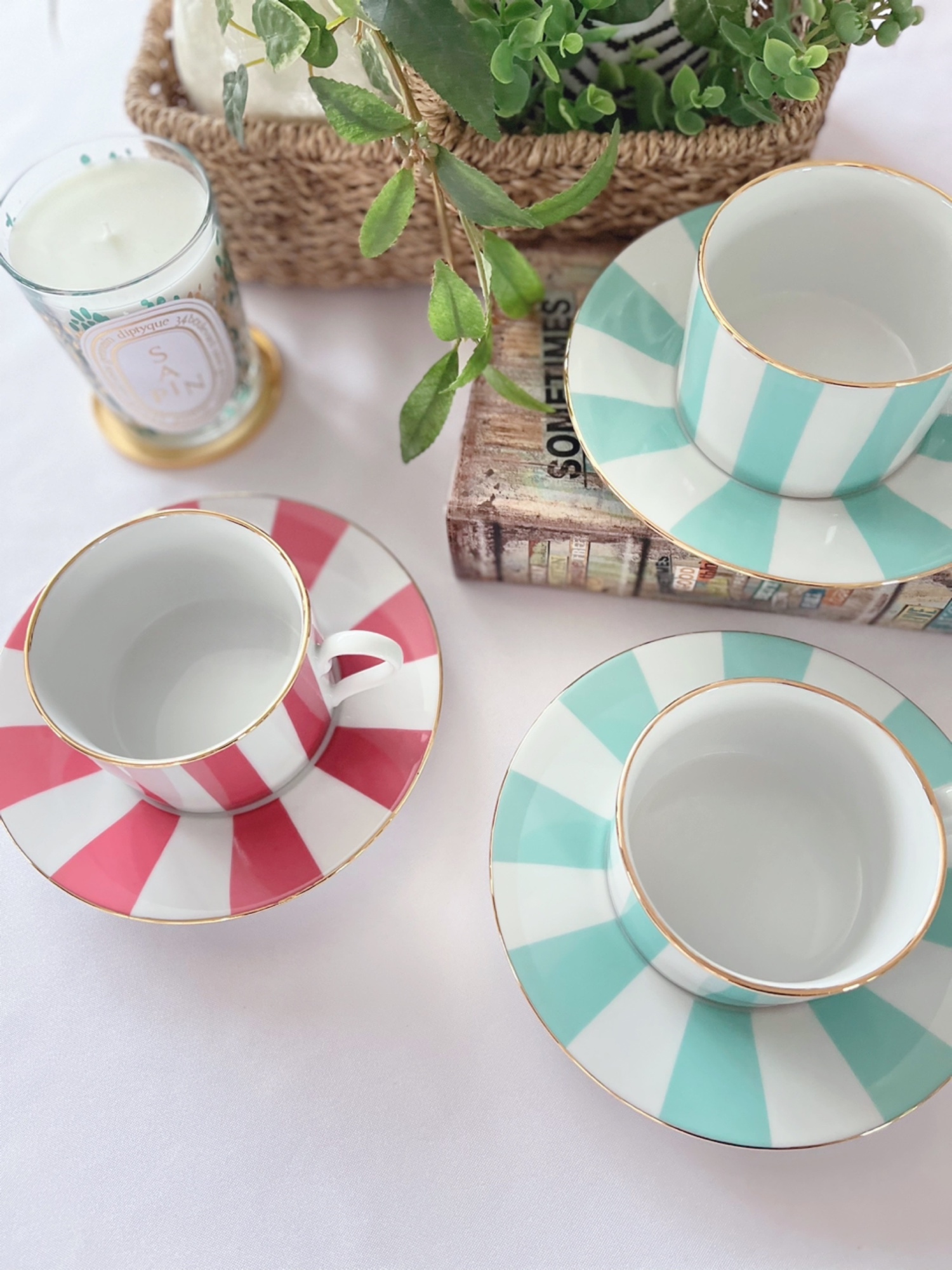 ⭐️内容必読⭐️ポーセラーツ⭐️️アラベスク柄マグカップ