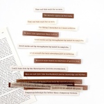英字 フレークシール 40枚set 《brown》 [F584]