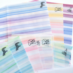 小さいアニマルスタンプがアクセントのレターセット