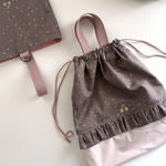 ✩.*˚étoile✩.*˚フリル体操服入れ　グレイッシュブラウン✩.*˚