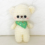 リュックしろくまちゃん　あみぐるみ