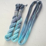 手染め糸 🌸 綿糸コーマ(S) 20/6『魔法の蒼い薔薇』Col.1218 (約70ｍ)🌸 刺し子糸