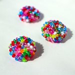 駄菓子屋キャンディ　なビーズのヘアゴム