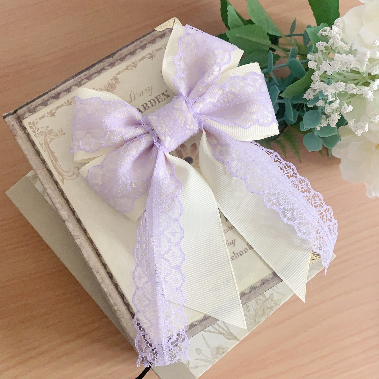 上質サテンリボン 黒 ブラック ビッグダブルリボン ビッグリボン