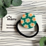 ▲▽ flower green ▲ ヘアゴム ▽▲