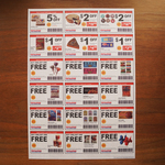 デザインペーパー　Store Coupon B5サイズ