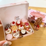 【受注製作】❤︎期間限定❤︎ミニチュアドーナツ　バレンタインセット2023ver
