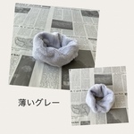 ワンちゃんネコちゃん用スヌード　犬服(薄いグレー)犬服(送料込み価格)