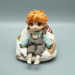 1/12・オビツ11用　ソファ くまちゃん柄