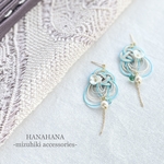 【蝶】水引のピアス／イヤリング