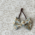 インド刺繍　りぼんヘアゴム　Sukai