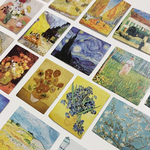 〈訳あり45枚〉海外ゴッホ フレークシール 名画 海外 絵画 アート お裾分け おすそ分け