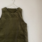 コーデュロイポケット付きベスト