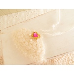 プリンセスワンピース/モヘア/D ホワイト2301-17【ワンダフレンド用】￥1800