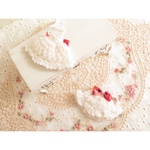 バックリボンワンピース/H ホワイト2301-21【ワンダフレンド用】￥1700