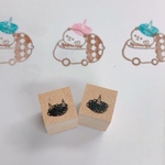 『節分スタンプ』鬼の頭スタンプセット