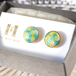 七宝焼　Mimosa〇ピアス