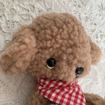 手洗いOK♪もふもふトイプードルぬいぐるみ①