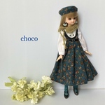 リカちゃん服　ブライス服　白く染まった北欧の森から❄️ 再販