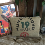 コーヒー豆 麻袋クラッチバック