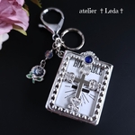 【送料無料】☆聖書キーホルダーEnglish HOLYBIBLE☆-S×Blue ver.-