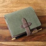  【Y様オーダー品】　Micro5 システム手帳 Moldavite × Brown 【HM5×WB7】