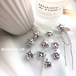 [A1512]   import スター CCBメタルカボション 4pcs