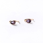 k18 Malaya Garnet Sprout ピアス/ 受注制作