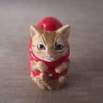 猫ダマ・茶トラ～レッドパーカー