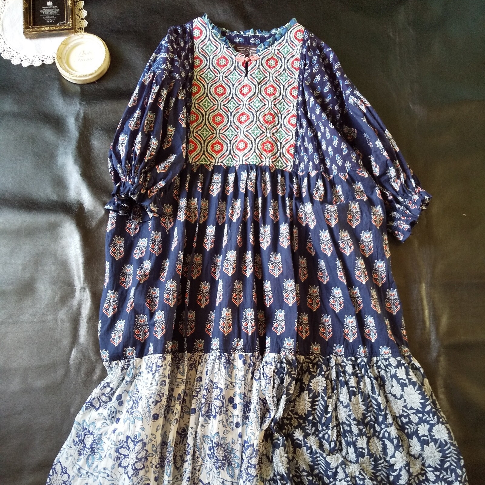 インド綿とキルトのワンピ✨ - white banbi GALLERY | minne