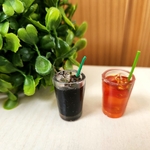 ミニチュア　アイスコーヒーとアイスティーセット