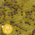 MIYUKI シードビーズ 丸小 11/0 約2mm #334 アメジストライン(イエロー中染) 20グラムバラ 約2,200粒入り（MIYUKI-SE-CL-11-334）