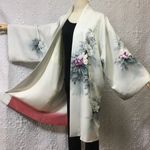 【訪問着・ソフト衿・ロングカーディガン・着物リメイク】
