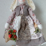 ★新作カントリードール　白いうさぎさん