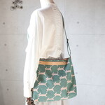 3WAYバッグ（run run run・グリーン）ミナペルホネン生地使用・ハンドメイド