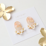 シェルと小ぶりなお花の大人可愛い♡シンプルピアス・イヤリング